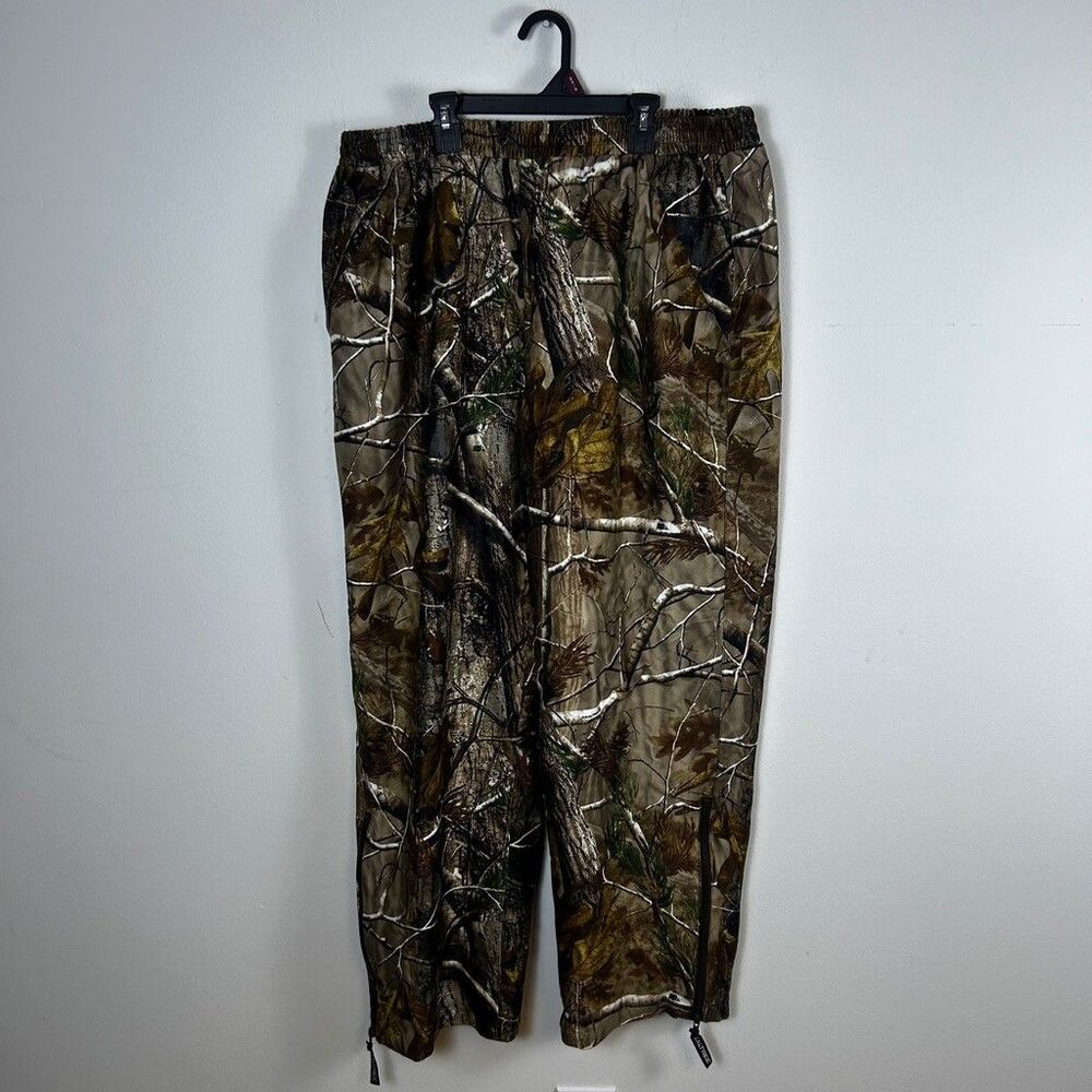 Realtree Camo Hunting Pants Mens 2XL All Purpose AP Camouflage Tricot Lined